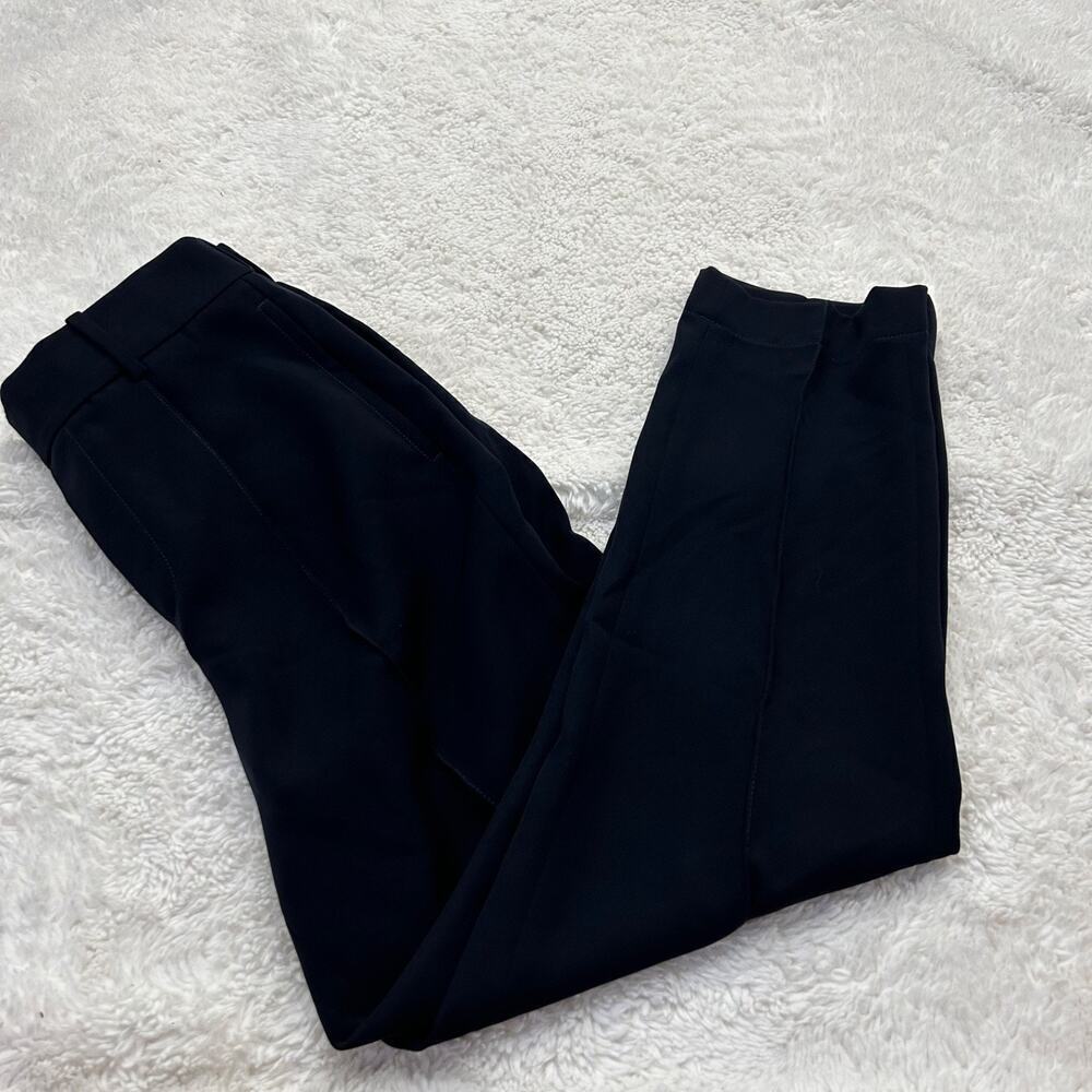 Vince Womens Straight Leg Trouser Pants Black S Career Business Teacher Workwear